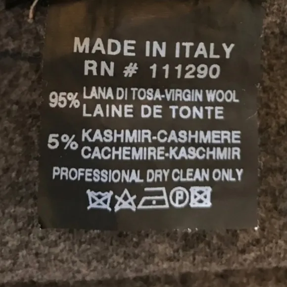 RARE Derek Lam Cashmere Wool Italian Gray Skirt Luxury Button Detail Winter