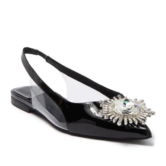 RARE.  Jeffrey Campbell Delane Slingback Flat.  SZ 7.5 EUC