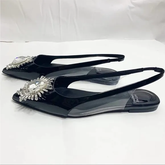 RARE.  Jeffrey Campbell Delane Slingback Flat.  SZ 7.5 EUC