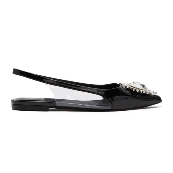 RARE.  Jeffrey Campbell Delane Slingback Flat.  SZ 7.5 EUC