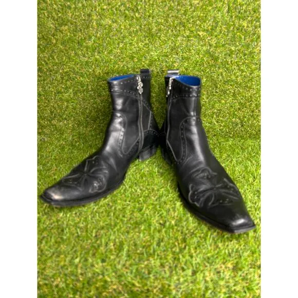 RARE Mark Nason Rock Lives Dragon Biker Distressed Cross 87595 Boots 10