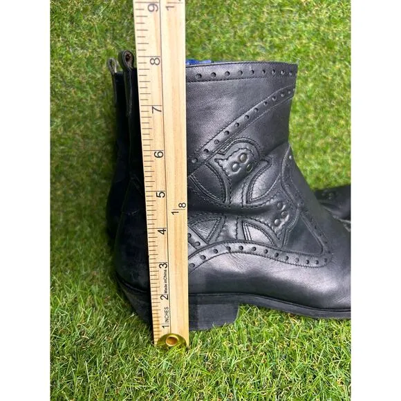 RARE Mark Nason Rock Lives Dragon Biker Distressed Cross 87595 Boots 10