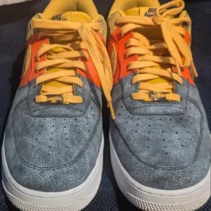 🔥RARE Nike Air Force 1 '07 LV8 Dark Sulphur Tie-Dye Men's Sz 13💯MINT OG Box🔥