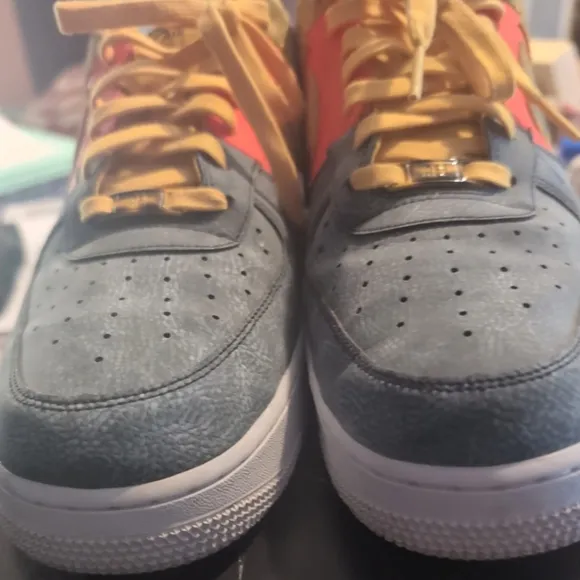 🔥RARE Nike Air Force 1 '07 LV8 Dark Sulphur Tie-Dye Men's Sz 13💯MINT OG Box🔥