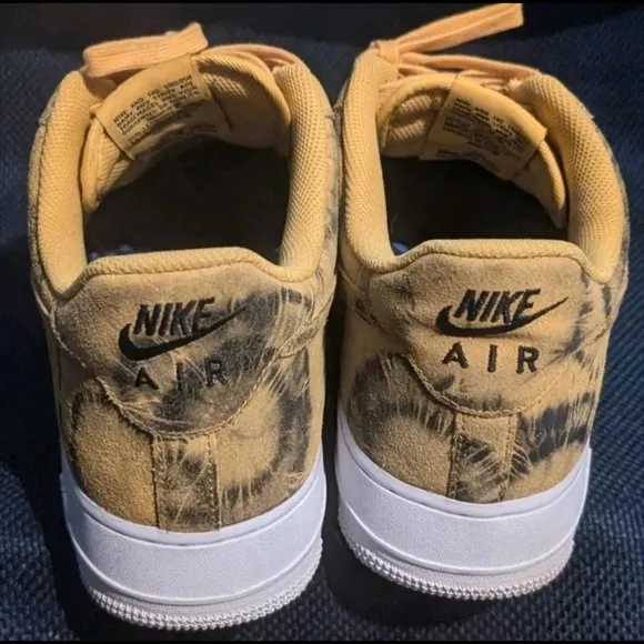 🔥RARE Nike Air Force 1 '07 LV8 Dark Sulphur Tie-Dye Men's Sz 13💯MINT OG Box🔥