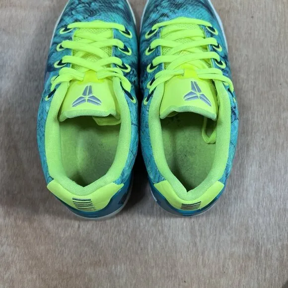 RARE Nike Kobe IX EM Easter Turbo Green Silver Metallic Volt 5.5Y 653593-300