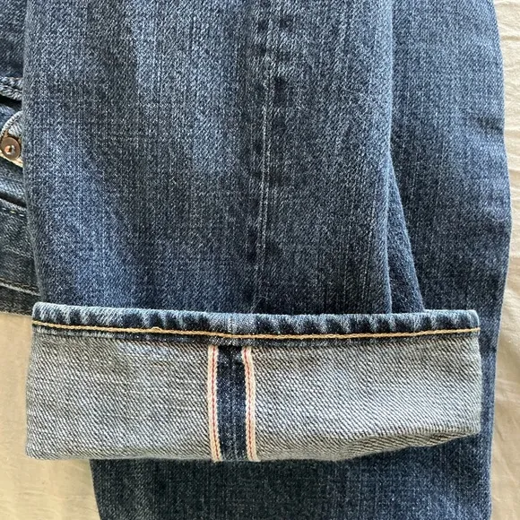 RAW Selvedge Button Fly Original Taper Jeans American Eagle Outfitters