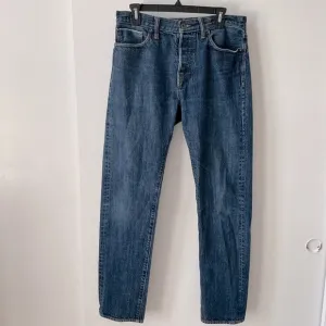 RAW Selvedge Button Fly Original Taper Jeans American Eagle Outfitters