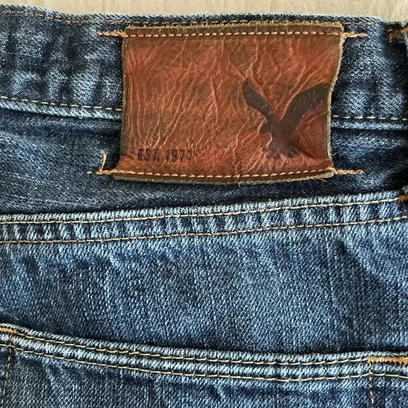 RAW Selvedge Button Fly Original Taper Jeans American Eagle Outfitters