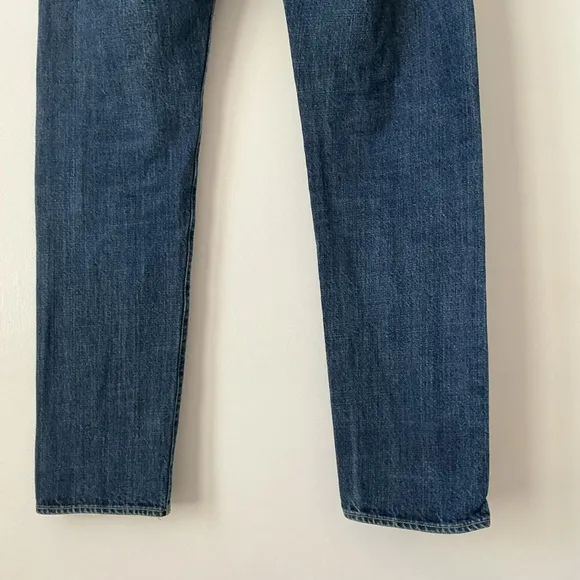 RAW Selvedge Button Fly Original Taper Jeans American Eagle Outfitters