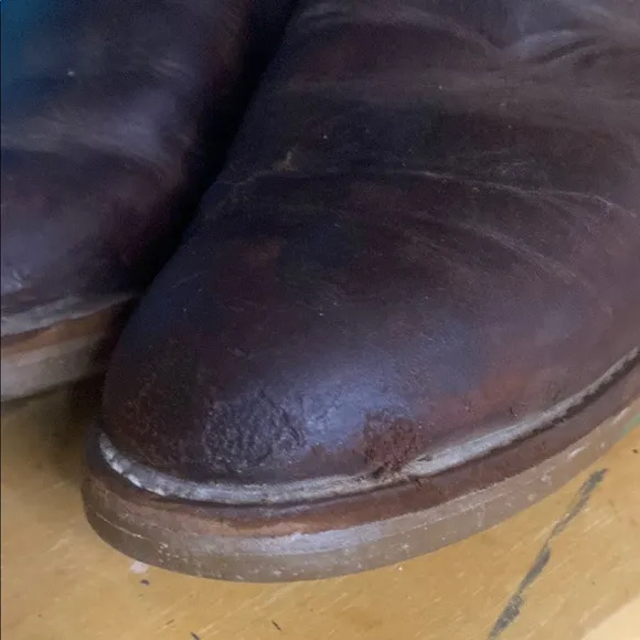 Red Wing 1155 Pecos soft toe 11” size 12D slip resistant brown Leather Boots