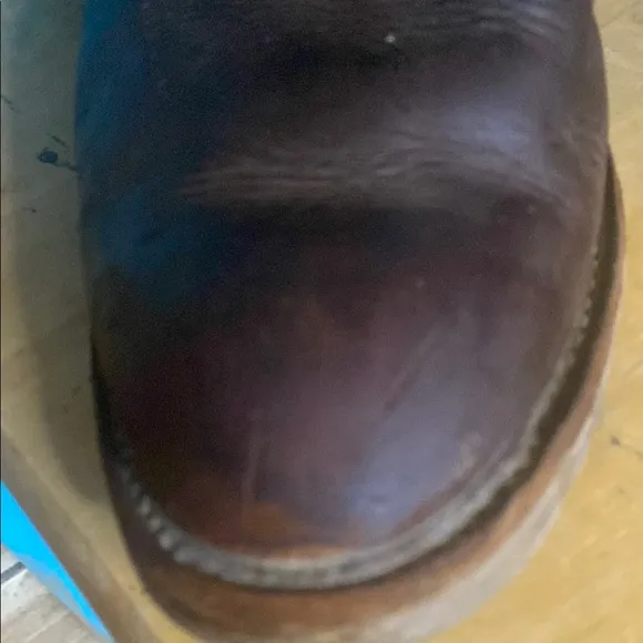 Red Wing 1155 Pecos soft toe 11” size 12D slip resistant brown Leather Boots