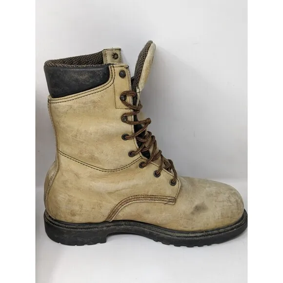 Red Wing 2229 10” Steel Toe Gore-Tex Work Boots Men's‎ Size 8.5 EE Wide USA Made
