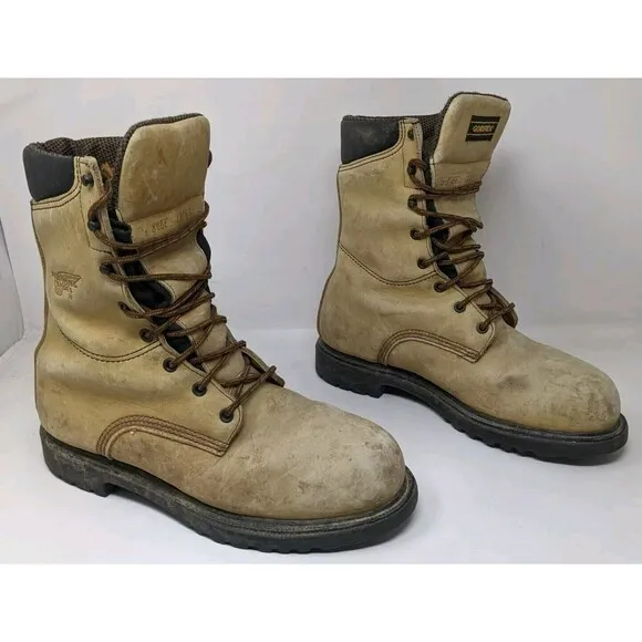 Red Wing 2229 10” Steel Toe Gore-Tex Work Boots Men's‎ Size 8.5 EE Wide USA Made