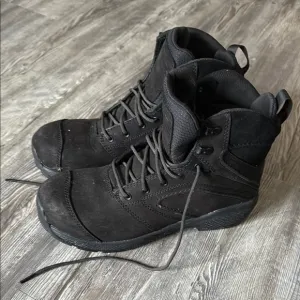 Red Wing Black Tactical Boots with Rugged Construction