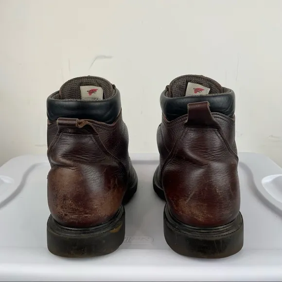 Red Wing Boots Mens Work Boots Sz 11.5 Brown Leather F2892-11
