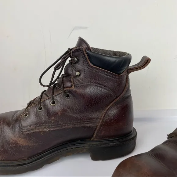 Red Wing Boots Mens Work Boots Sz 11.5 Brown Leather F2892-11