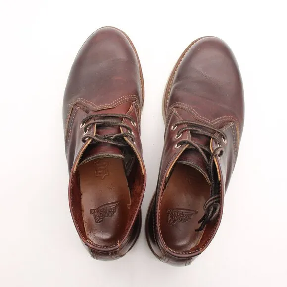 Red Wing Heritage 3141  Men's US 9.5 D Work Chukka Briar Oil Slick Leather Boots