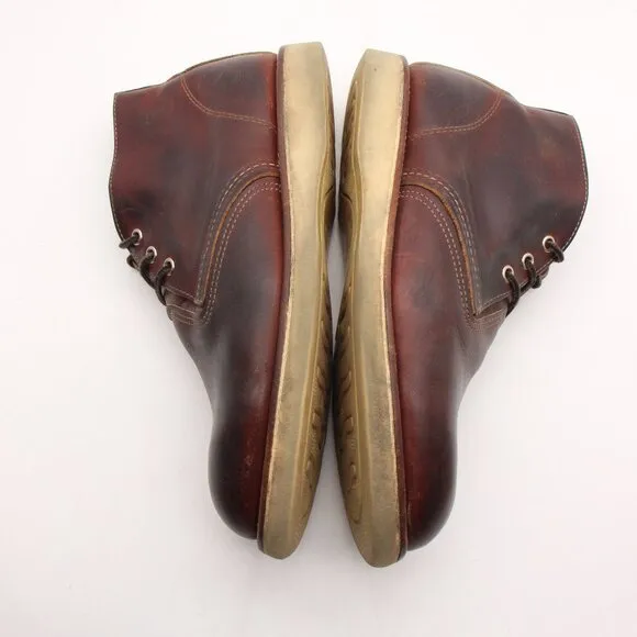 Red Wing Heritage 3141  Men's US 9.5 D Work Chukka Briar Oil Slick Leather Boots