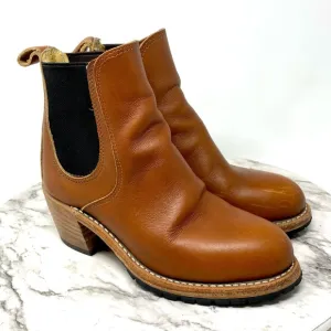 Red Wing Heritage Harriet Chunky Chelsea Boots 5 USA Vibram Moto Boho Classic
