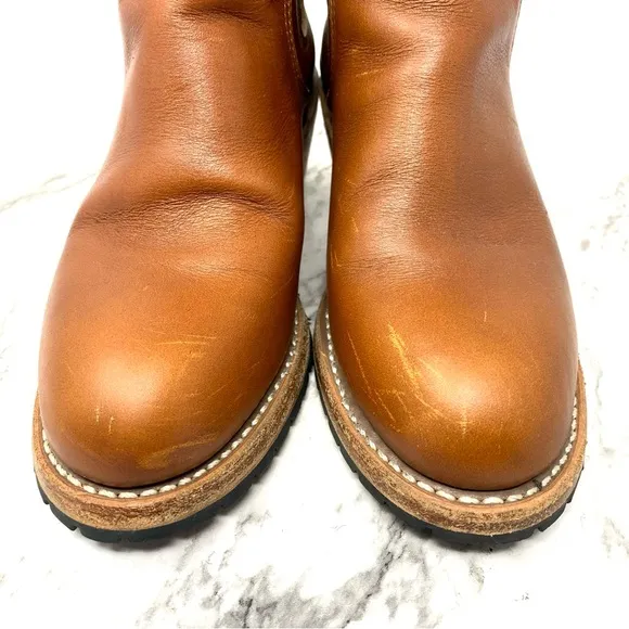Red Wing Heritage Harriet Chunky Chelsea Boots 5 USA Vibram Moto Boho Classic