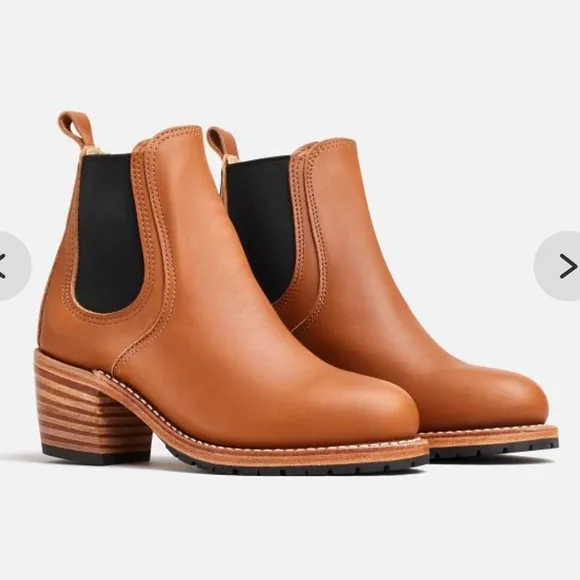 Red Wing Heritage Harriet Chunky Chelsea Boots 5 USA Vibram Moto Boho Classic
