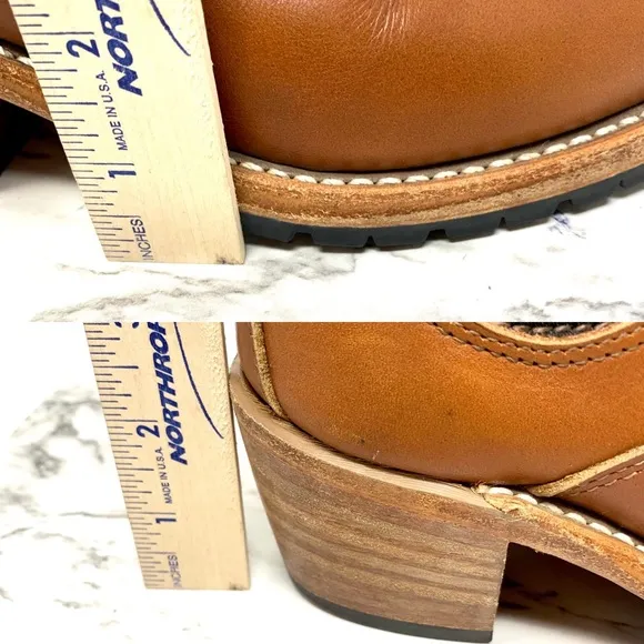Red Wing Heritage Harriet Chunky Chelsea Boots 5 USA Vibram Moto Boho Classic