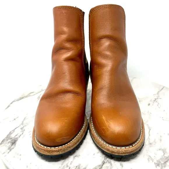 Red Wing Heritage Harriet Chunky Chelsea Boots 5 USA Vibram Moto Boho Classic