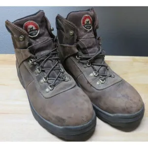 Red Wing Irish Setter 83607 EH Brown Leather Steel Toe Work Boots Size 11.5‎ D