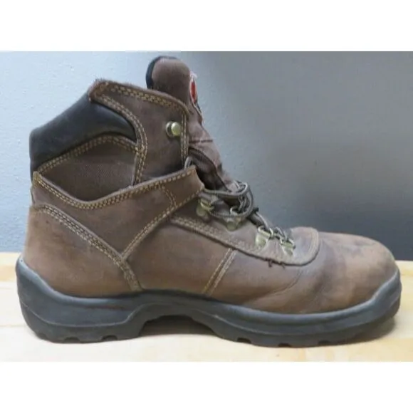 Red Wing Irish Setter 83607 EH Brown Leather Steel Toe Work Boots Size 11.5‎ D