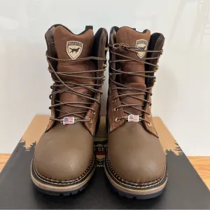 Red Wing Irish Setter Men's Ramsey Brown and Black Work Boots