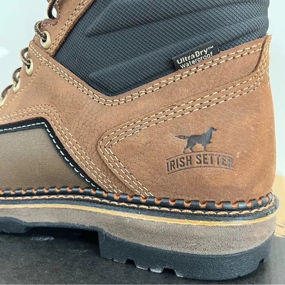 Red Wing Irish Setter Men's Ramsey Brown and Black Work Boots