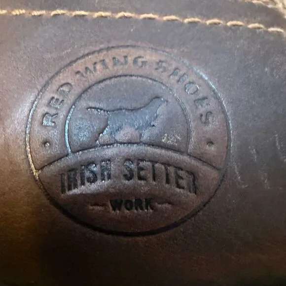 Red Wing Irish Setter Work Marshall Cowgirl Cowboy Boots Size 7.5 Women’s