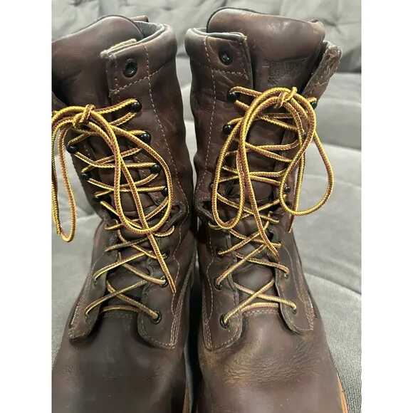 Red Wing LoggerMax 4420 Men's Waterproof Steel Safety Toe Boots Size 11 2E