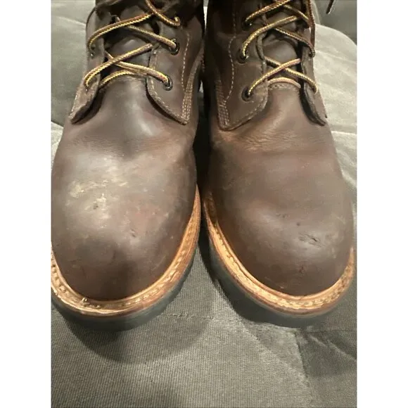Red Wing LoggerMax 4420 Men's Waterproof Steel Safety Toe Boots Size 11 2E