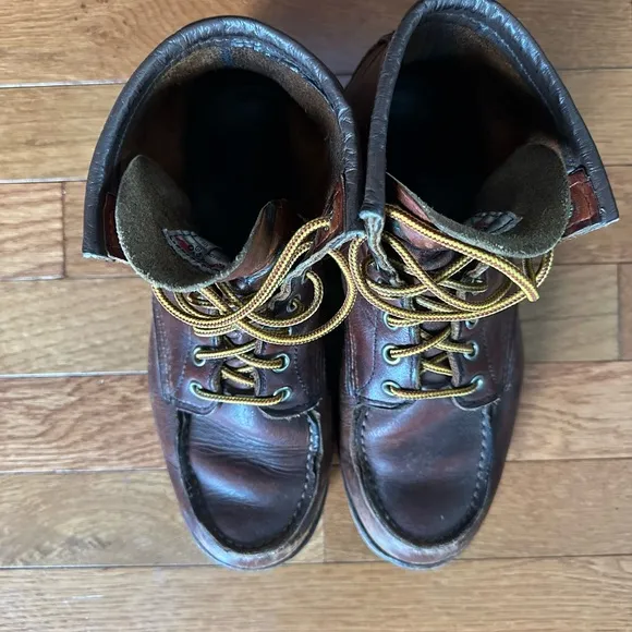 Red Wing Moc Toe Work Boots