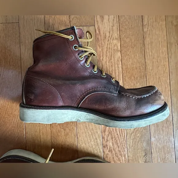 Red Wing Moc Toe Work Boots