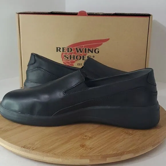 Red Wing Shoes Women's Leather Slip On Work Shoe Black Size 9B Style 8330