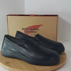 Red Wing Shoes Women's Leather Slip On Work Shoe Black Size 9B Style 8330