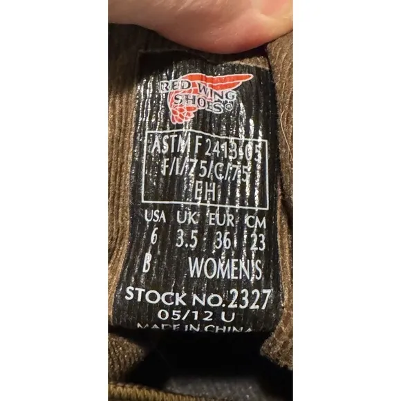 Red Wing Women's 6 Work Boots