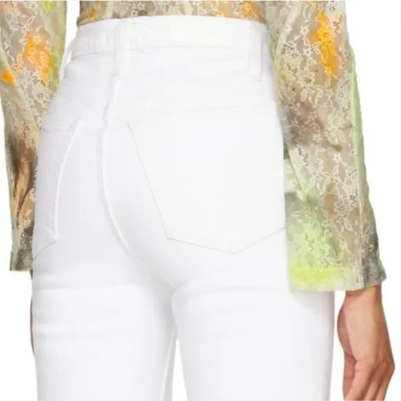 Re/Done 70s Stove Pipe Straight Leg Jeans Size 29 White New with Tag