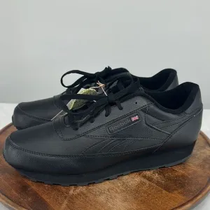 Reebok Shoes Mens 11.5 4E (Wide) Black CL Renaissance Running Sneakers Classic