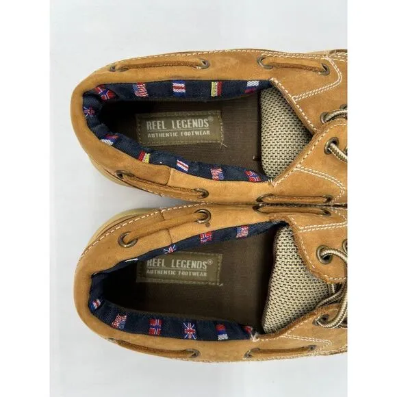 Reel Legends Catamaran Mens Boat Shoes Size 9.5M