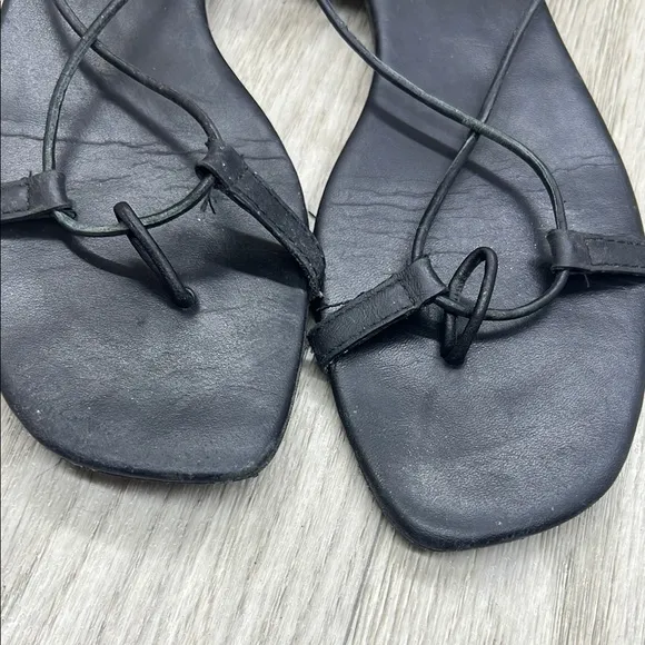 Reformation Alize Lace Up Flat Sandal