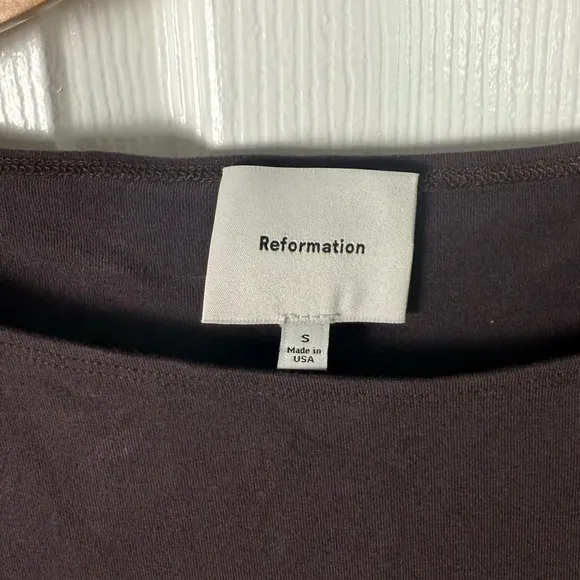 Reformation Wiley Knit Dress S