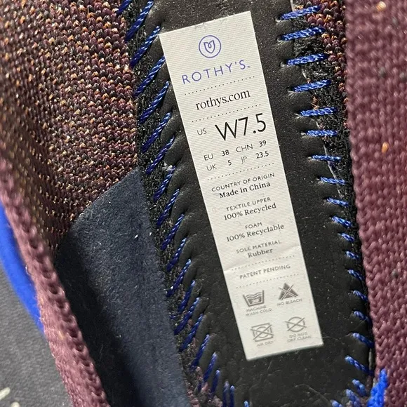 Retired Rothy's Eggplant Metallic Flat