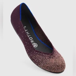 Retired Rothy's Eggplant Metallic Flat