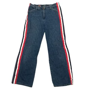 RETRO 1980s Paris Blues Originals Red/White/Blue Ribbon Size 9