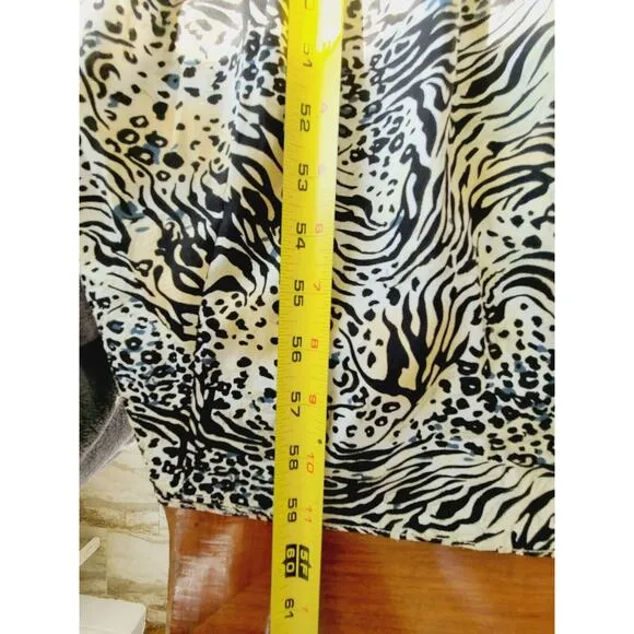 Revolve Torn by Ronny Kobo Women Maxi Dress Size Small Crochet Animal Print