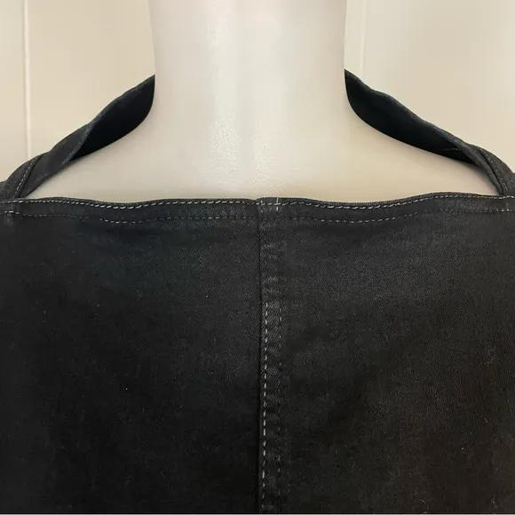 Rick Owens DRKSHDW 16 Denim Short Raglan Dolman Midi Dress